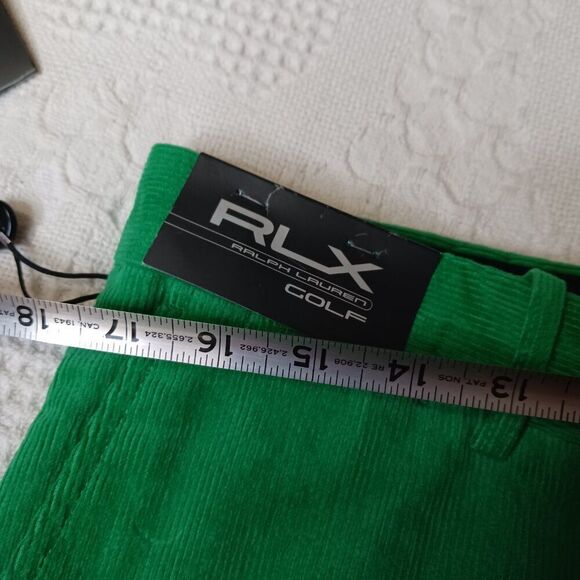 Ralph Lauren RLX Men's Green Corduroy Golf Pants Size 34x32 - Picture 7 of 11